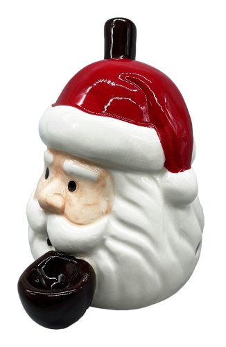Ceramic  Santa  Pipe  B
